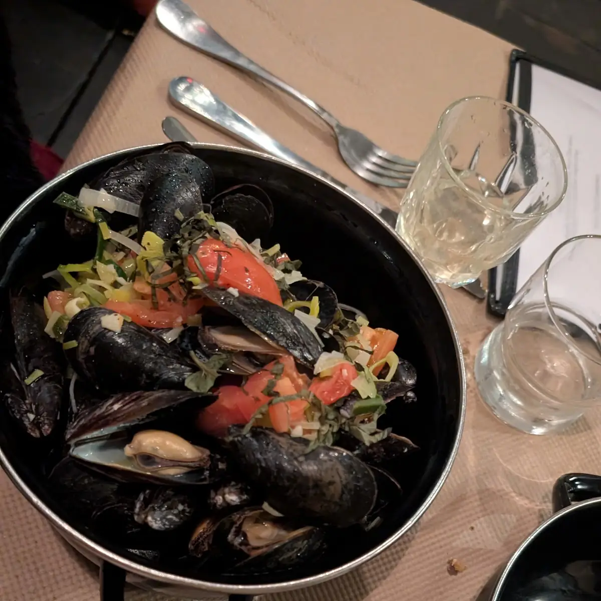Thai Curry Moules Frites