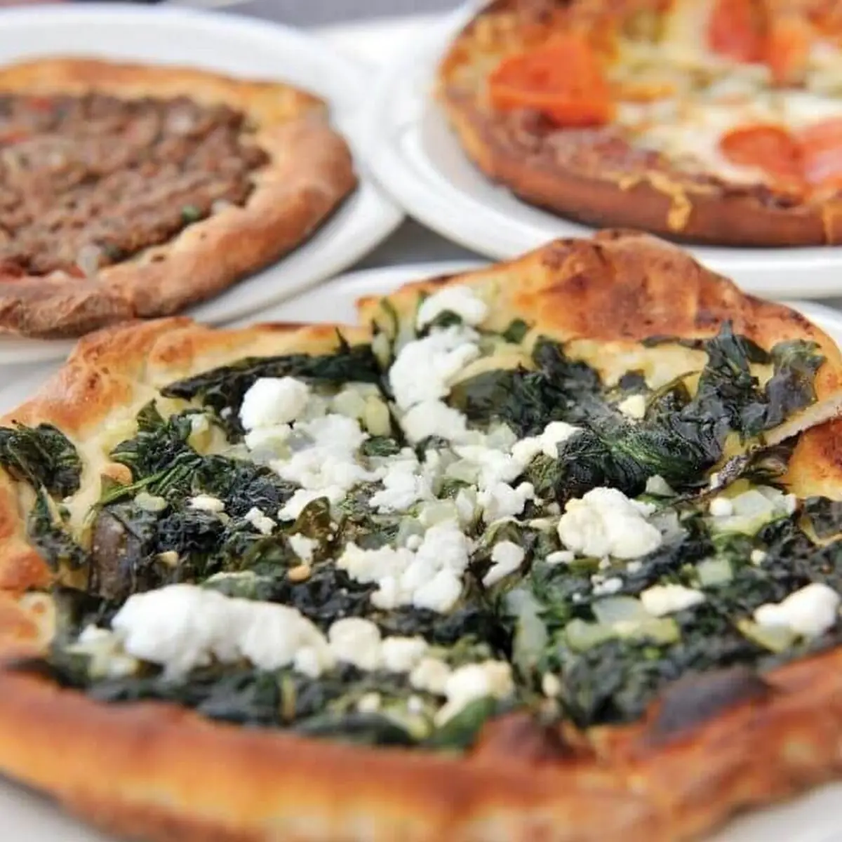 Spinach Feta Man'Ousheh