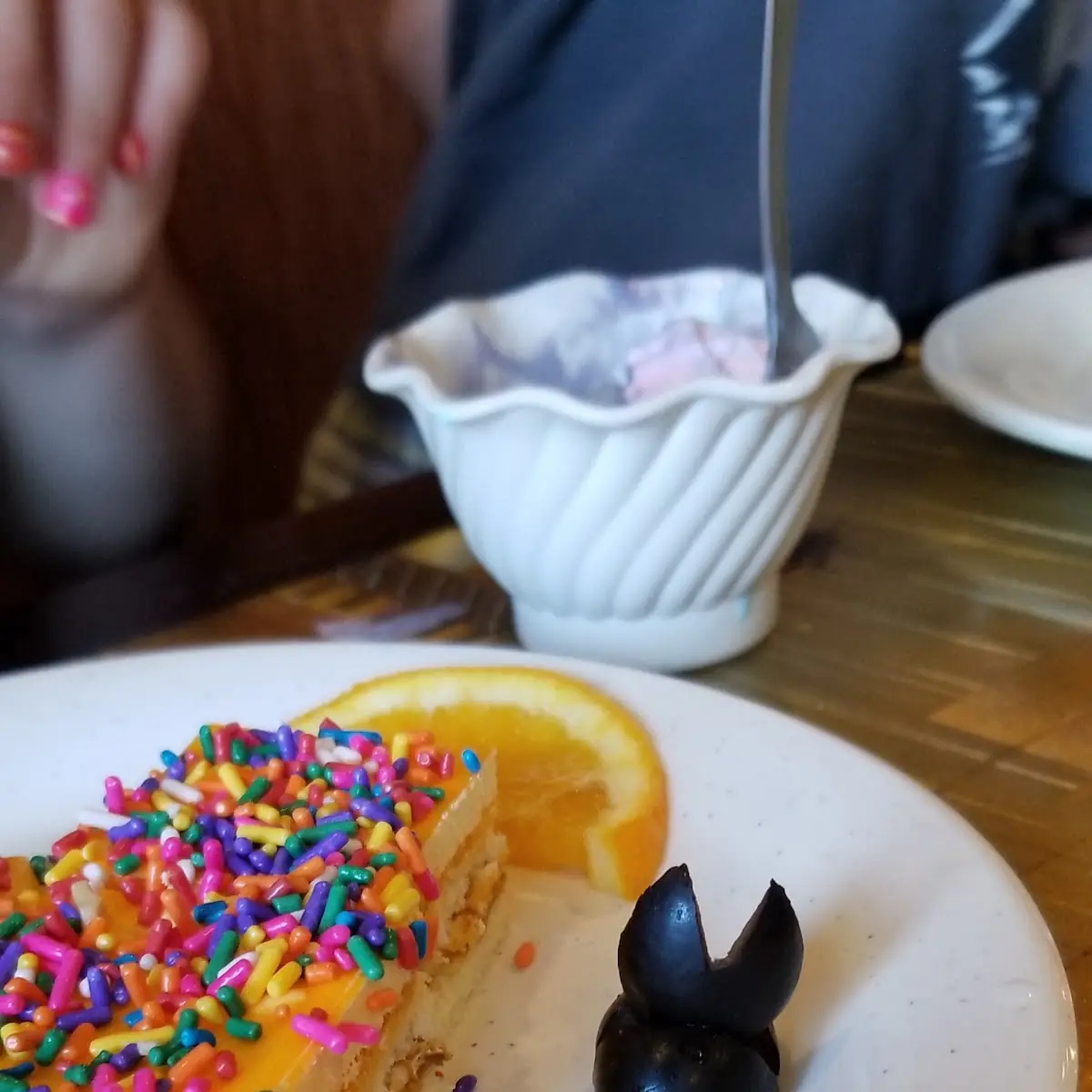 Birthday Cake with Olive Rabbits