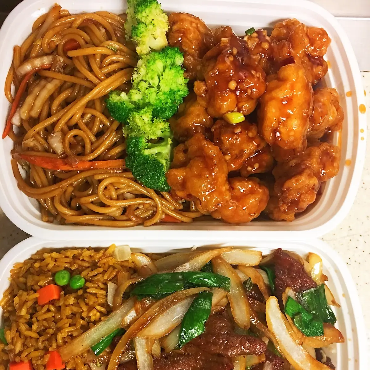 Mongolian Beef Combo Plate