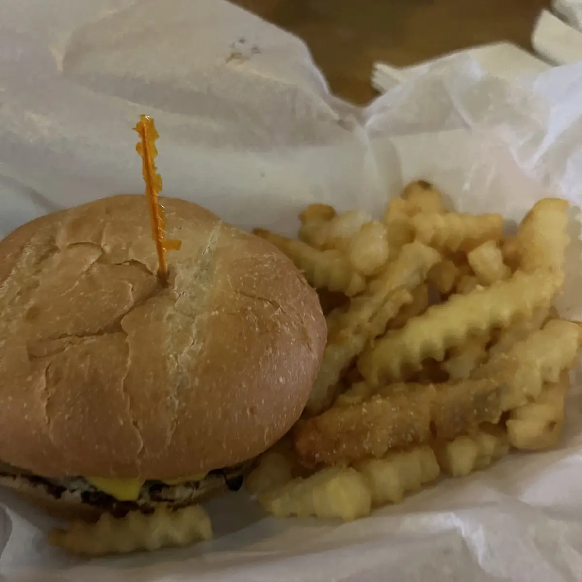 Burger and Fries