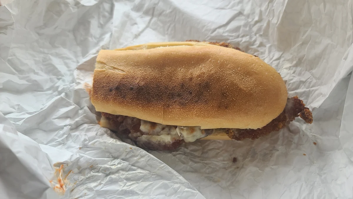 Drunken Chicken Parmesan Sub