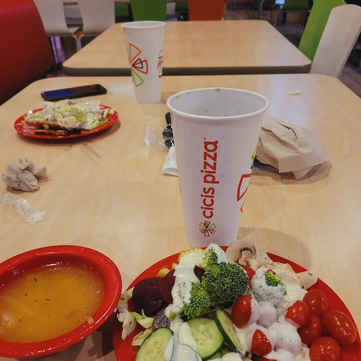 Chicken Soup and Salad Bar