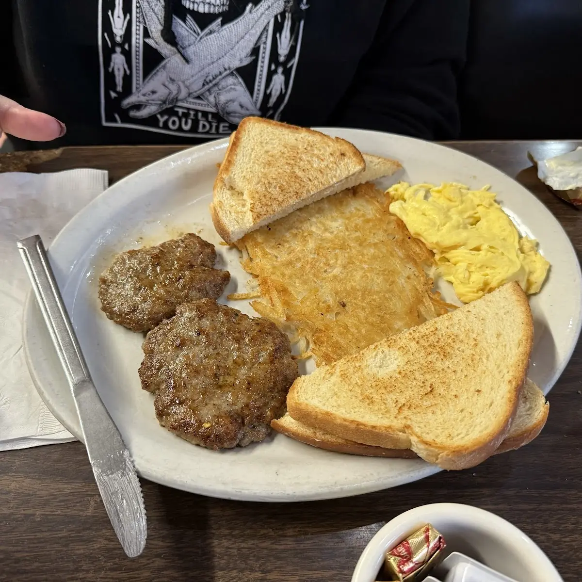 Hash Brown Sausage Egg