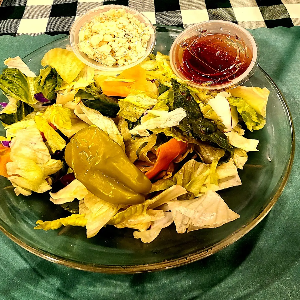 Side Salad with Blue Cheese Crumbles