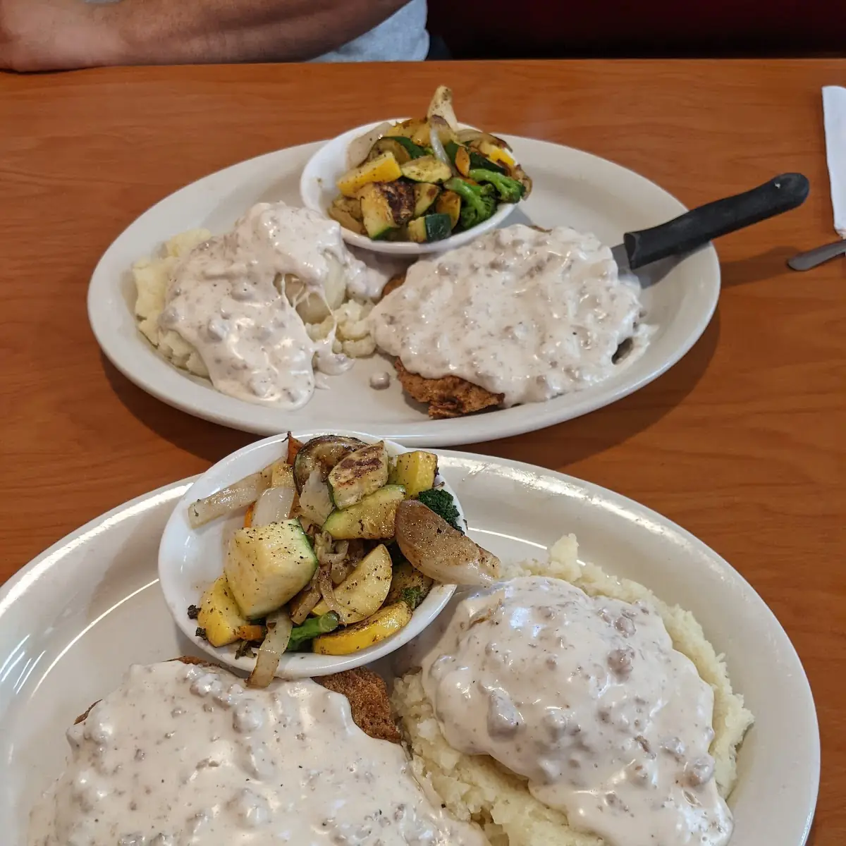 Country Fried Steak and Eggs