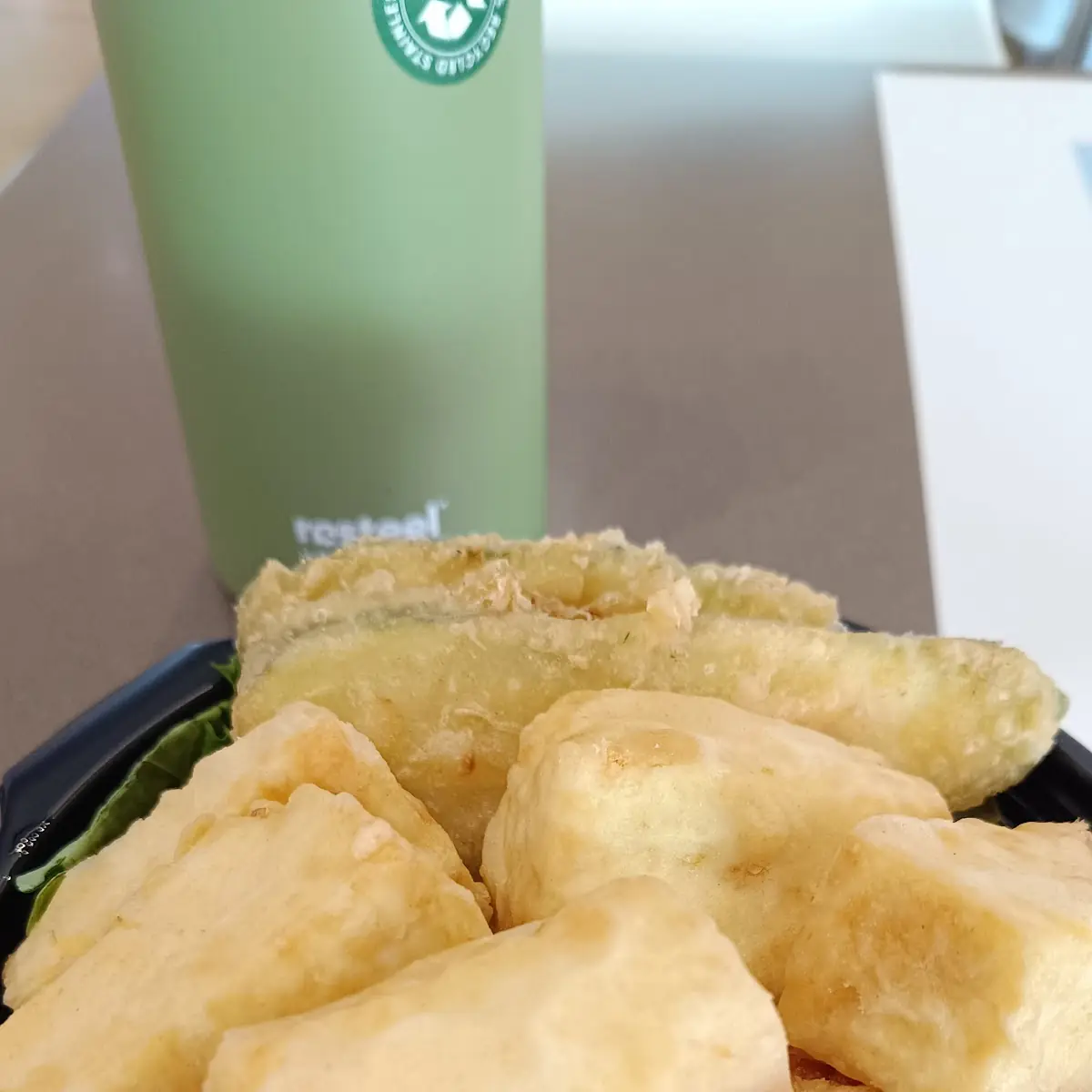 Tempura Rice Bowl with Tofu
