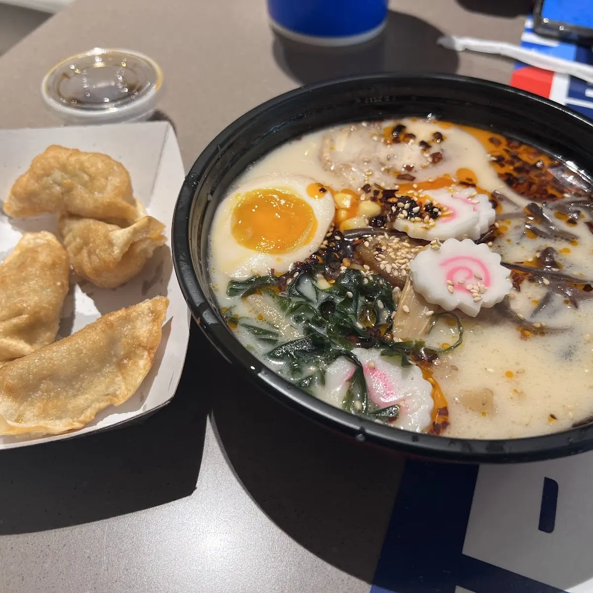 Tonkotsu Ramen with Corn and Egg