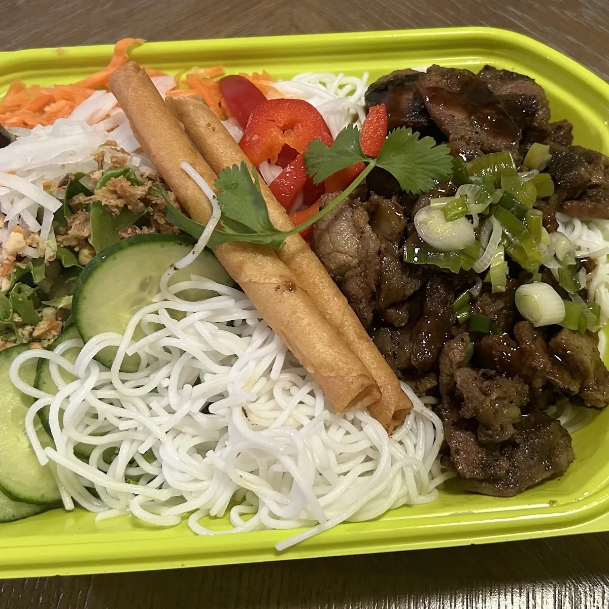 BBQ Pork Noodle Bowl