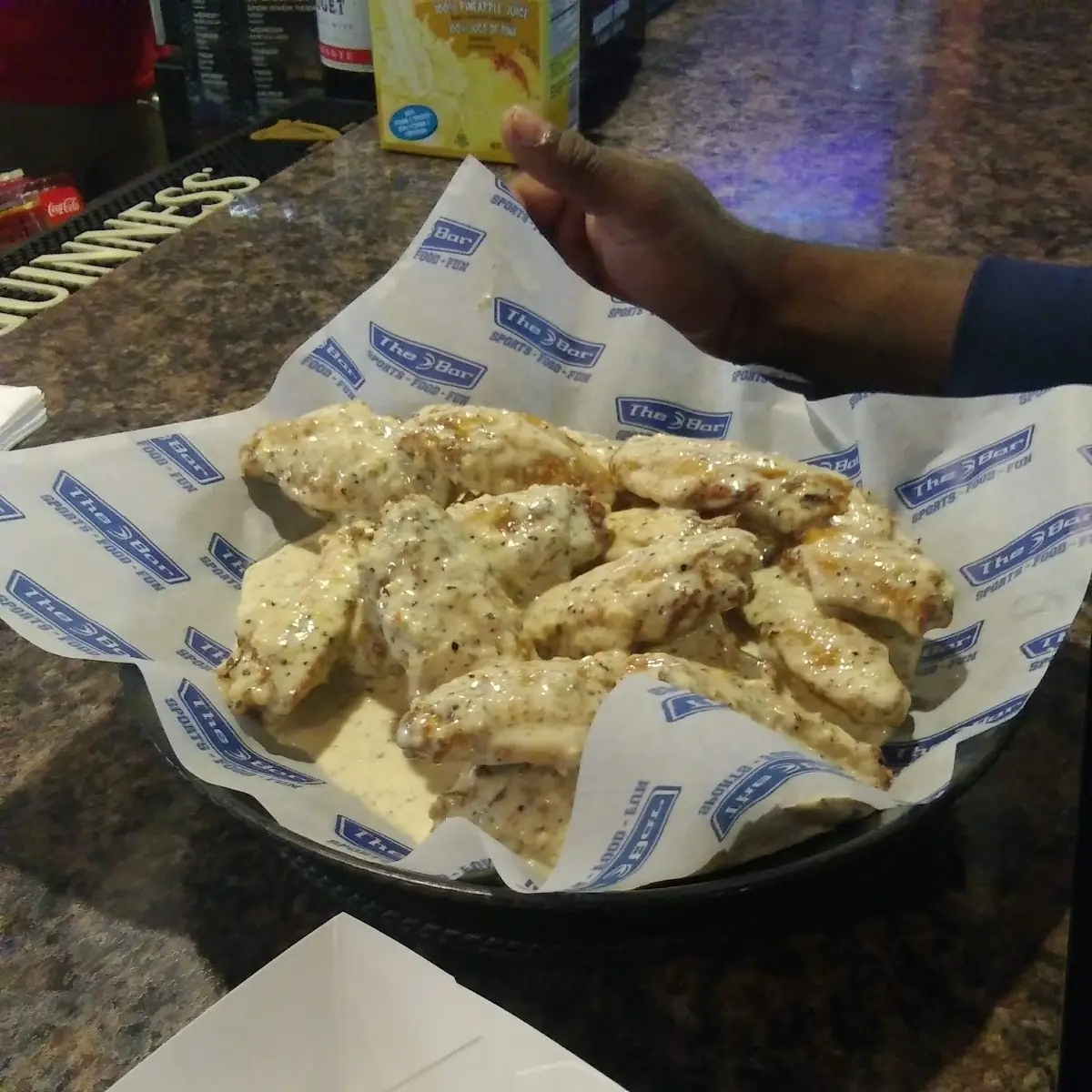 Galic Parmesan Wings