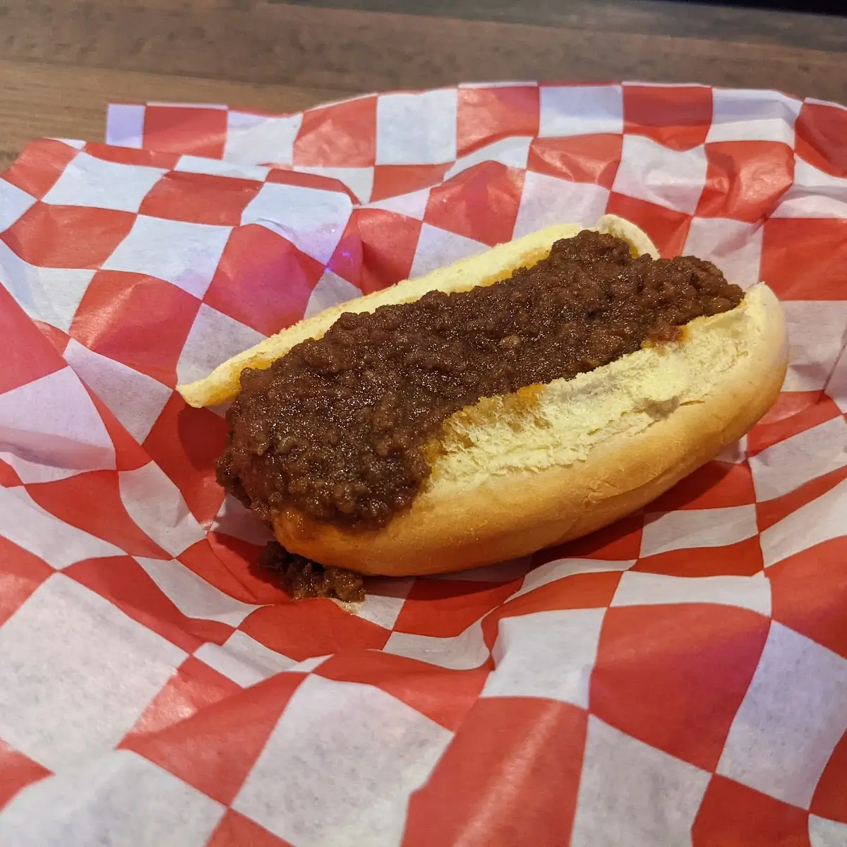 Hot Dog with Chili Sauce