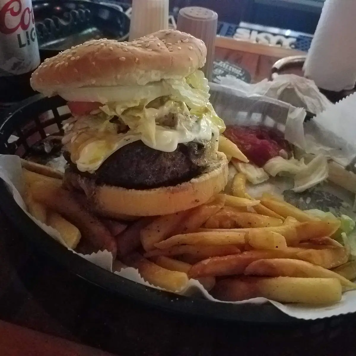 Mushroom Swiss Burger