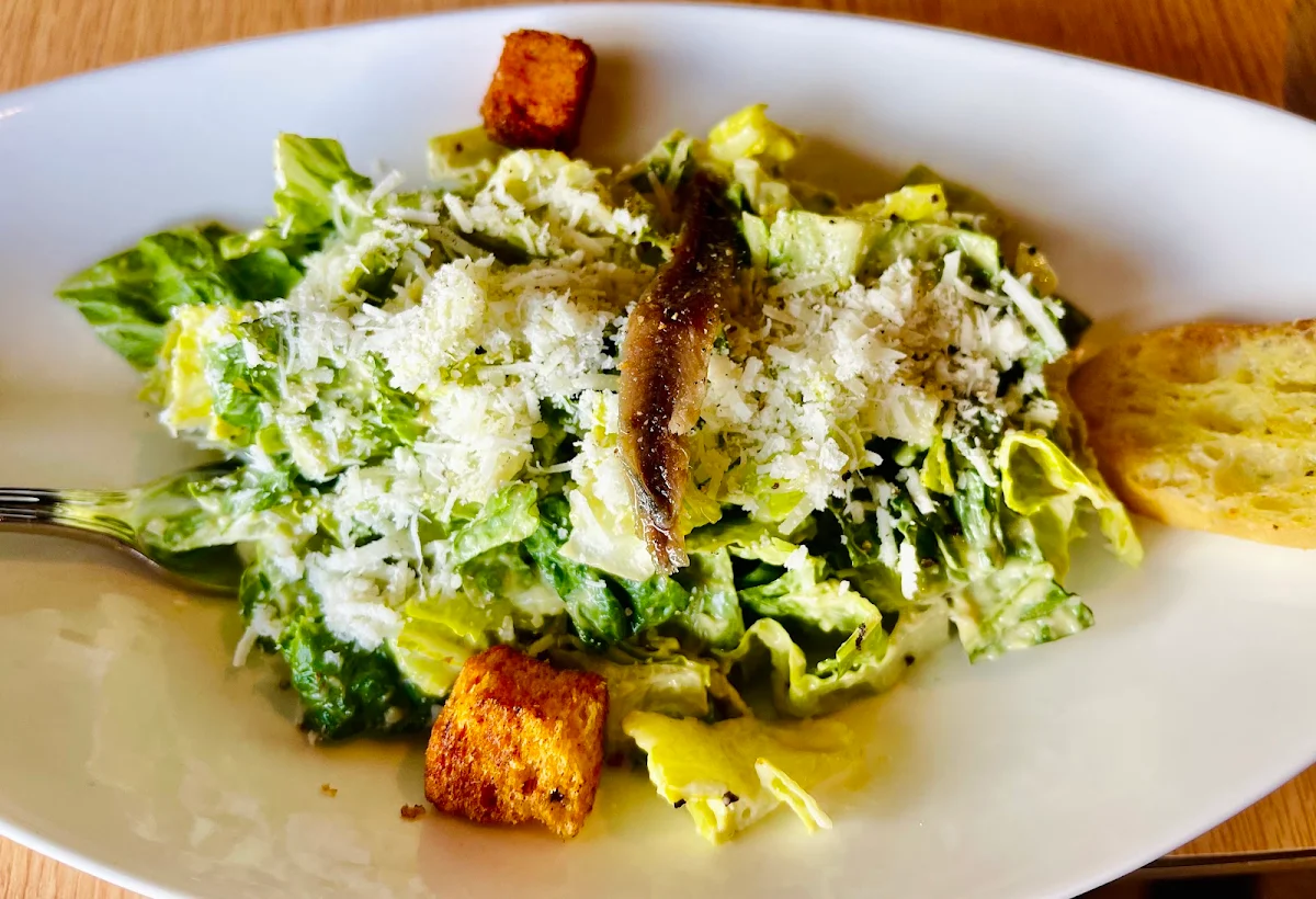 Traditional Cesar Salad Olive Oil and Dijon Mustard