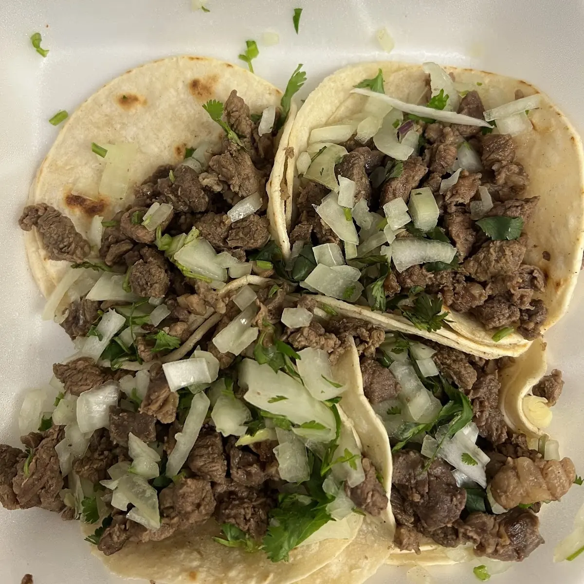 Two Carne Asada Tacos Combo