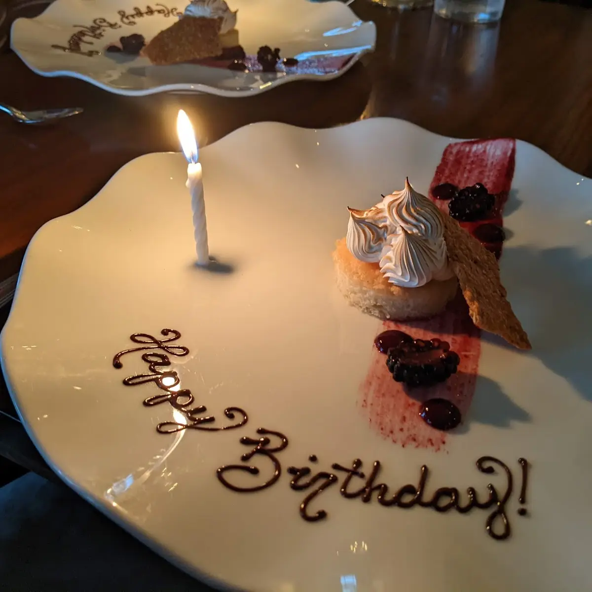 Free Birthday Plate