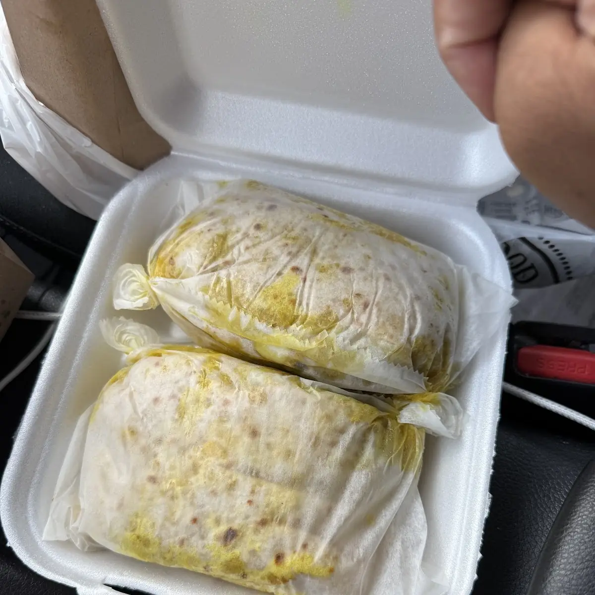Curry Chicken Roti Wrap
