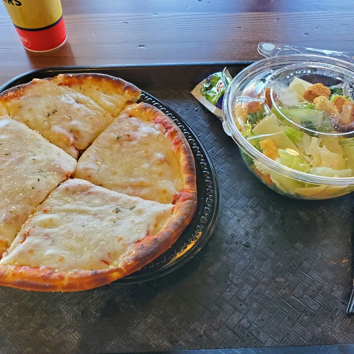 Cheese Pizza and Side Salad