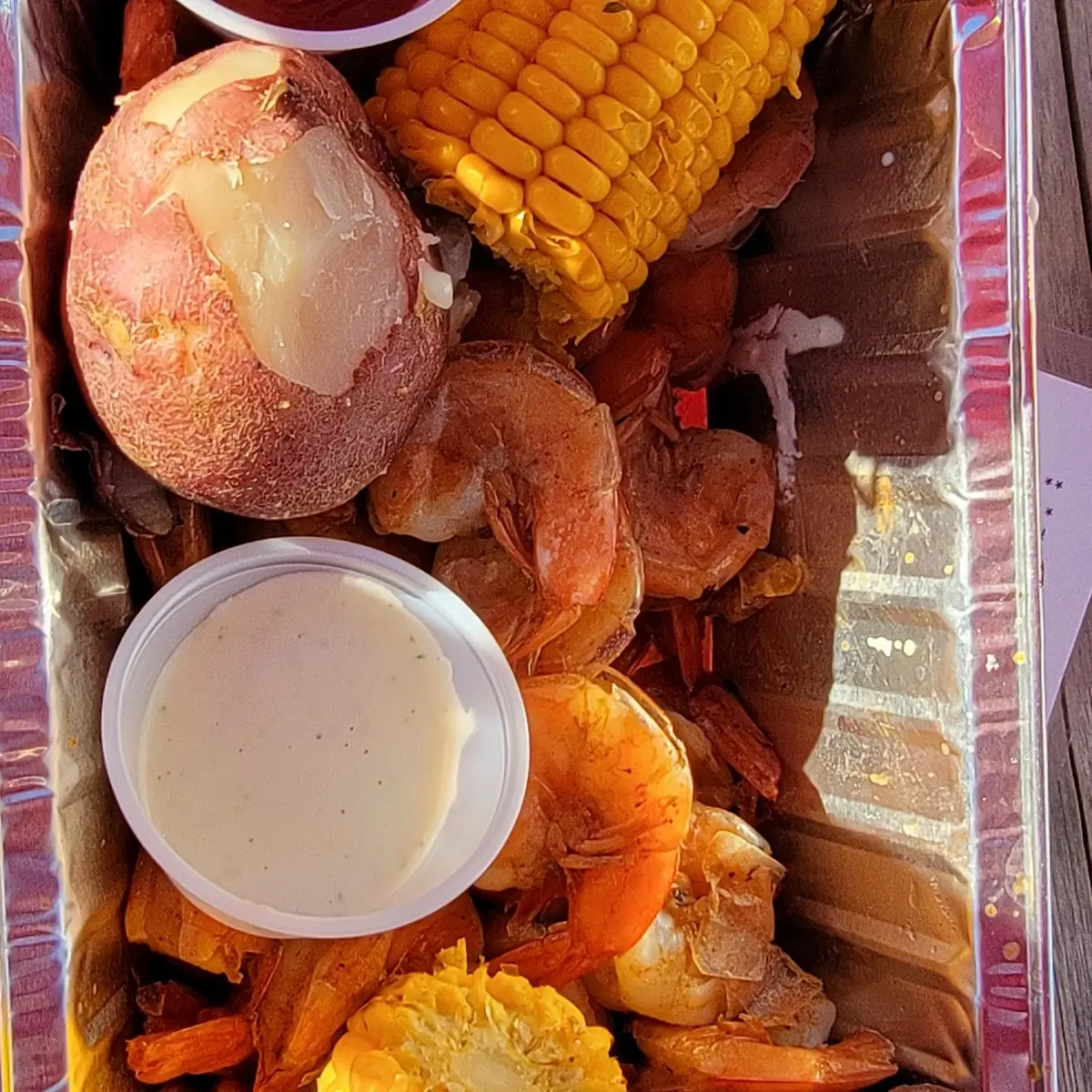 Boiled Shrimp with Corn & Potatoes 2lbs
