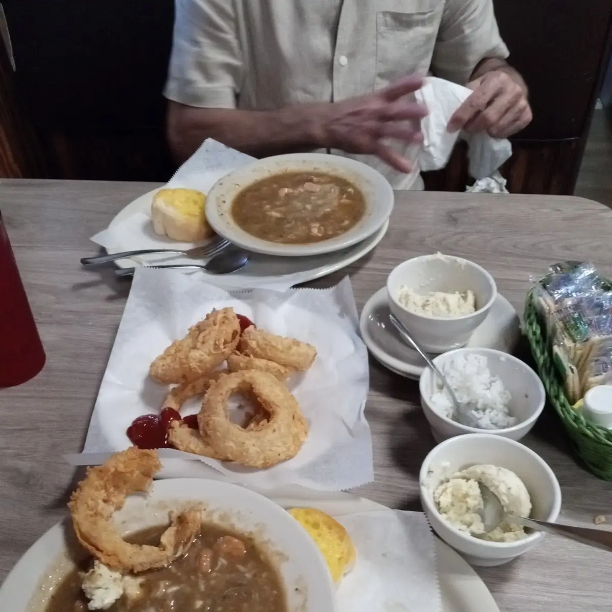 Gumbo & Onion Rings