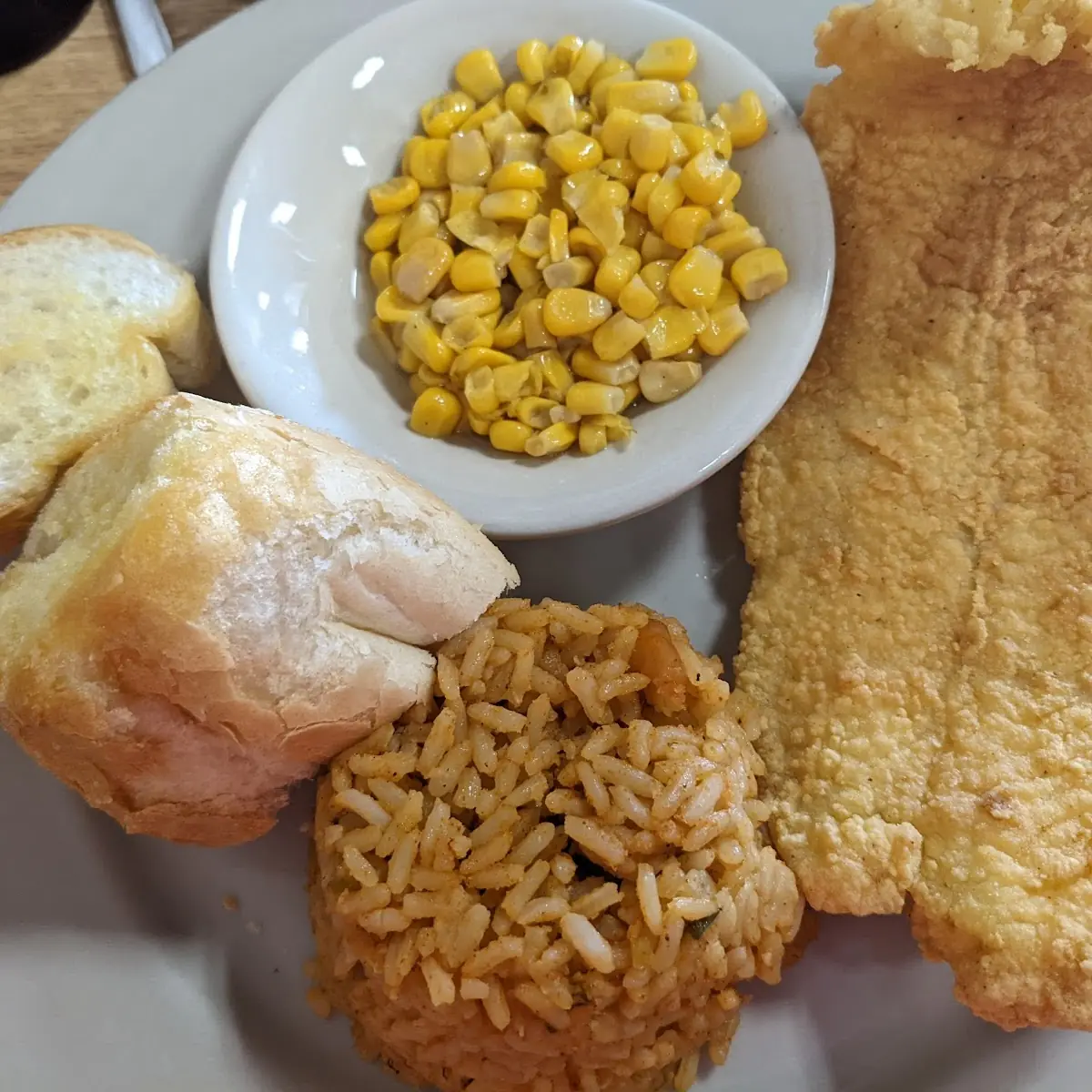 Jambalaya with Fried Fish