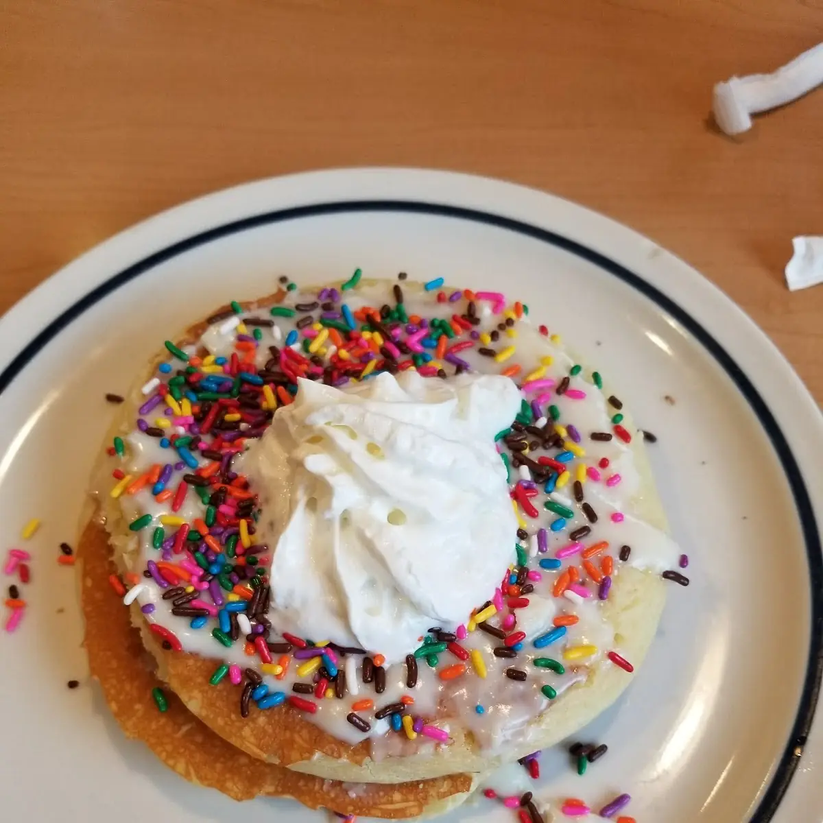 Jr Cupcake Pancake Combo