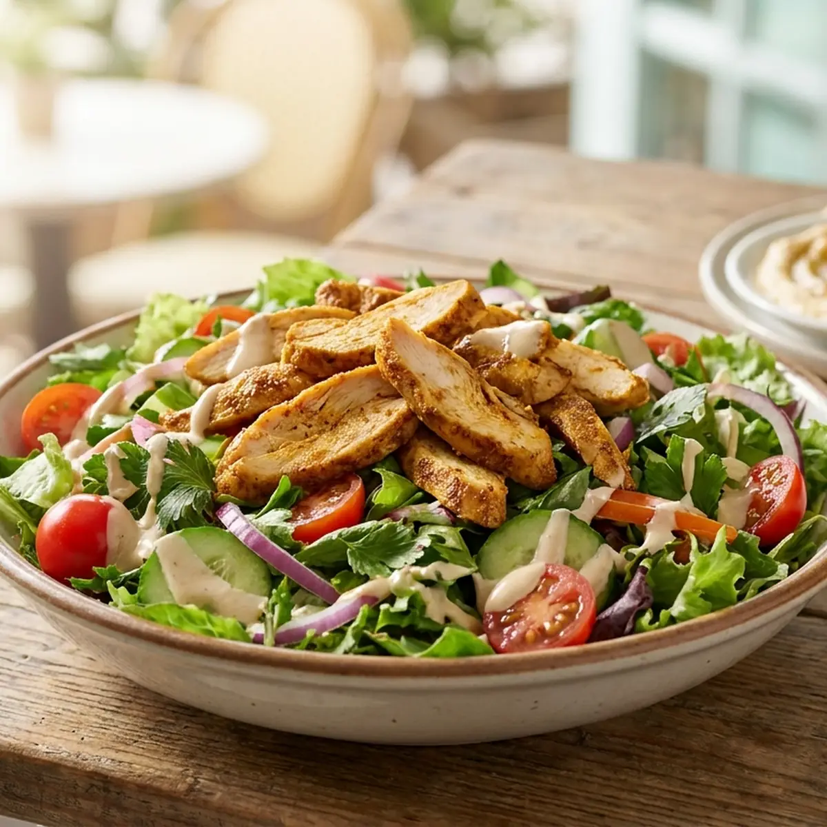 Tossed Salad with Grilled Chicken