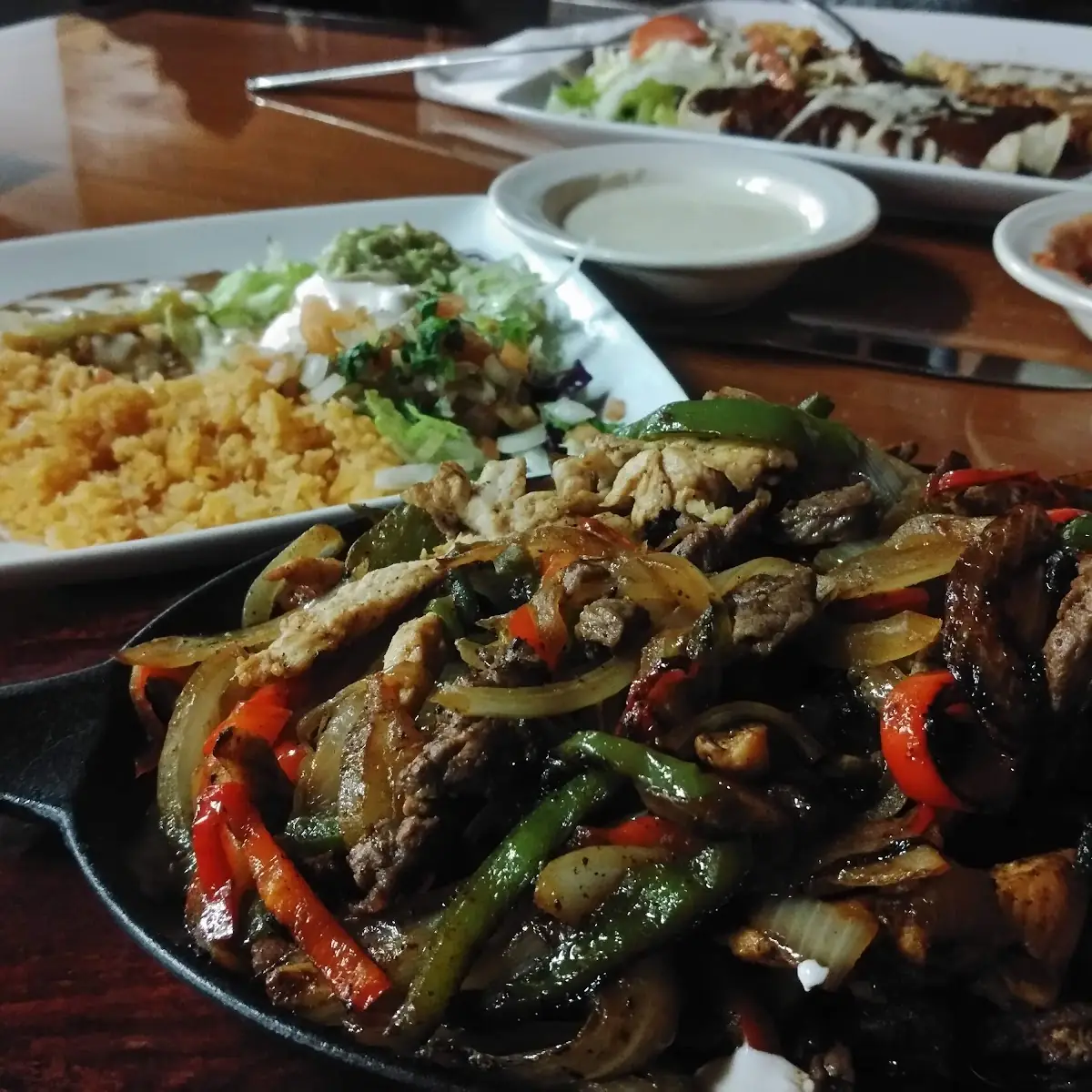 Steak and Chicken Fajitas
