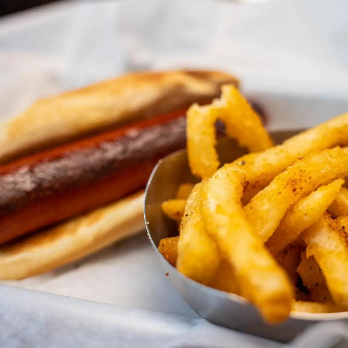 Hot Dog with Fries