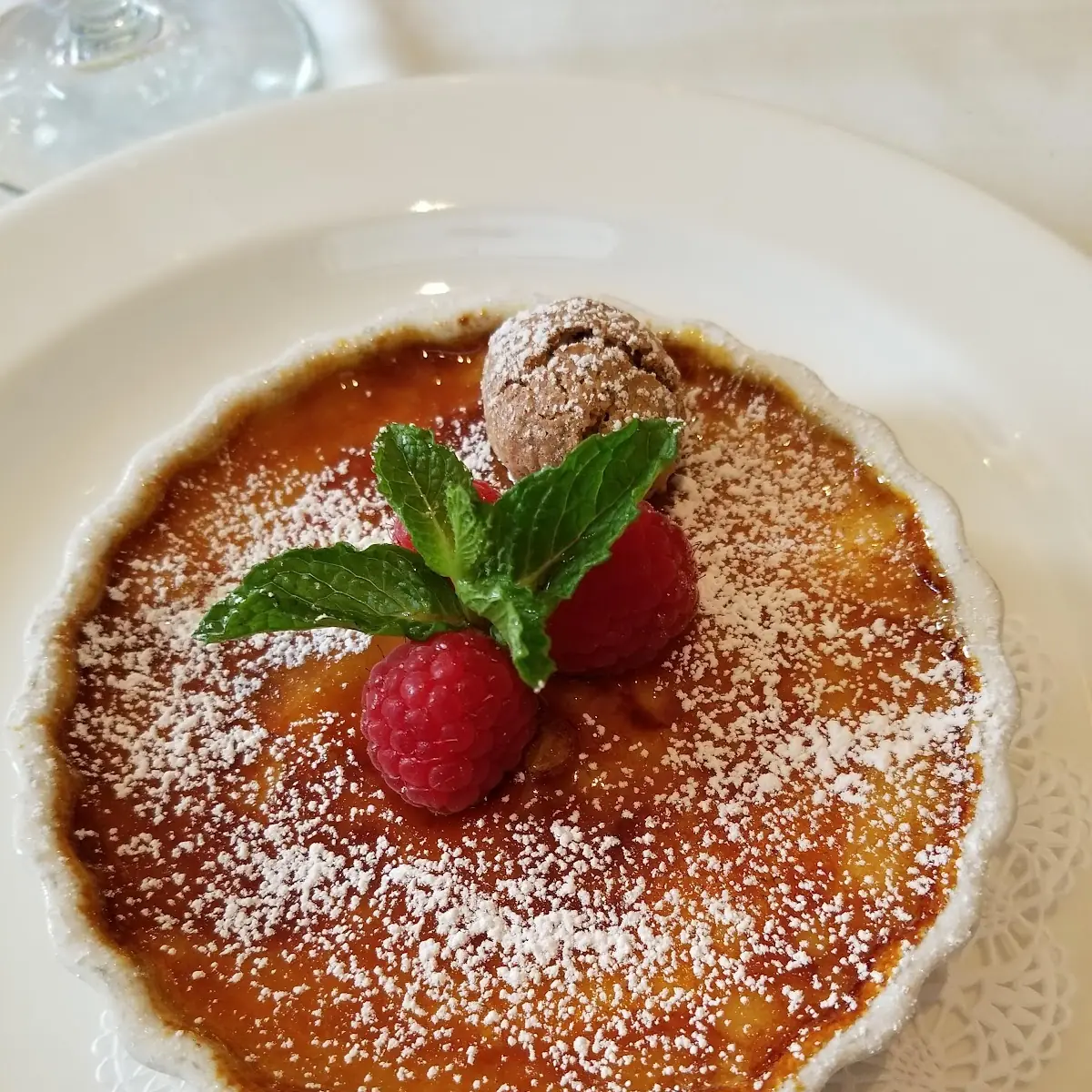 Ginger Root Creme Brulee