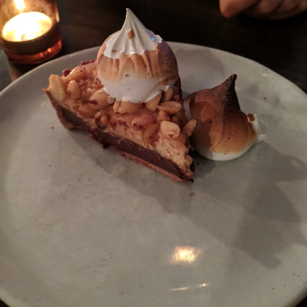 Chocolate Peanut-Butter Tart