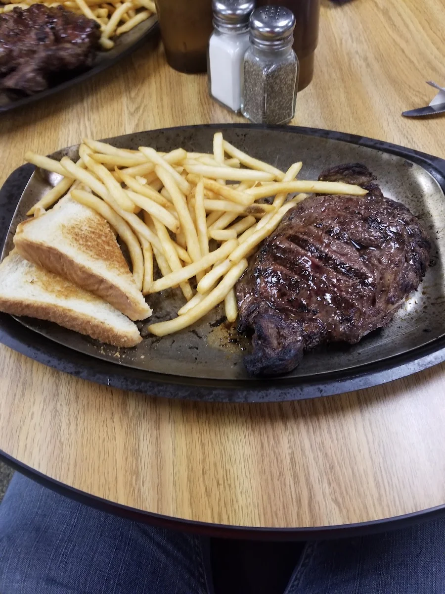 Rib Eye Steak and Fries