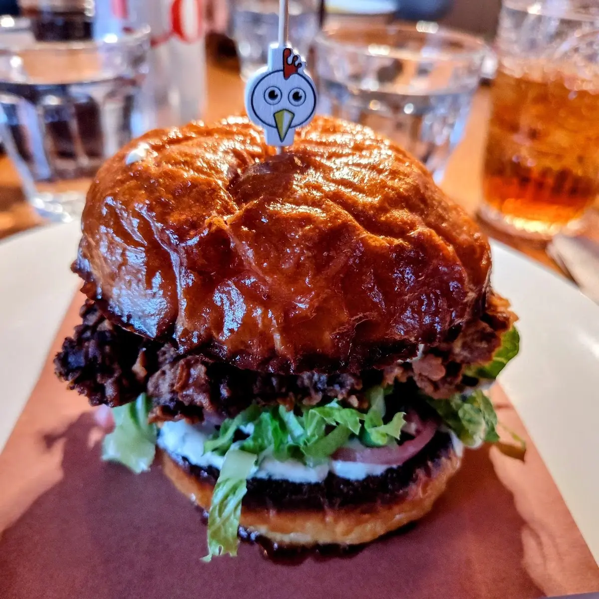 Burnt Fried Chicken Sandwich