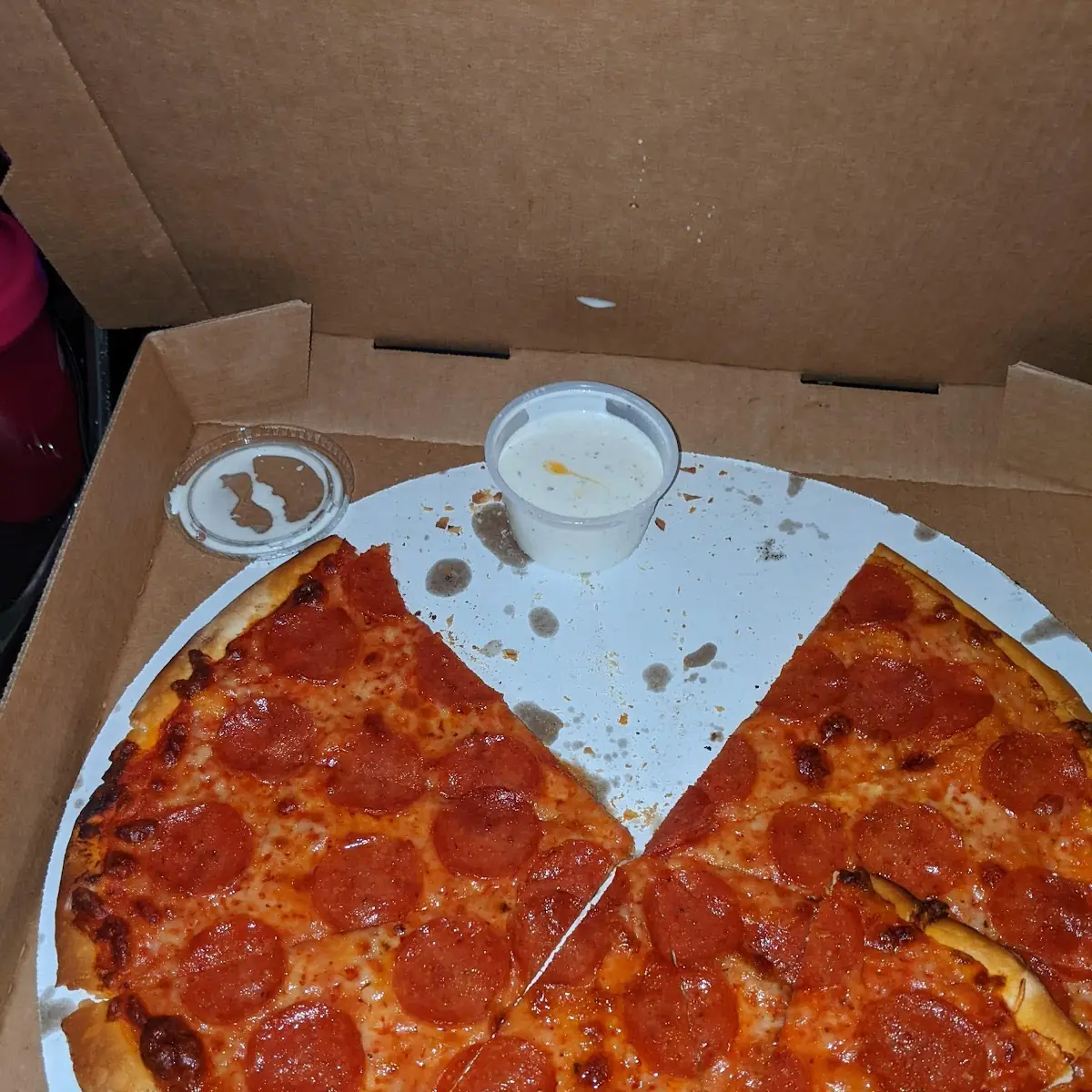 Large Pepperoni Thin Crust