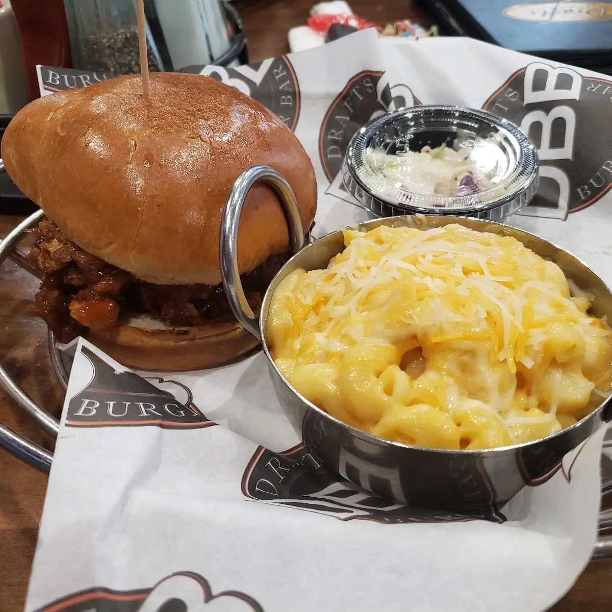 BBQ Pulled Pork with Mac and Cheese