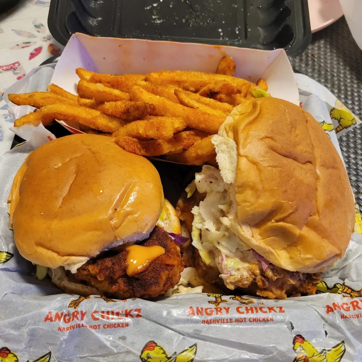 Two Chicken Slider with Slaw