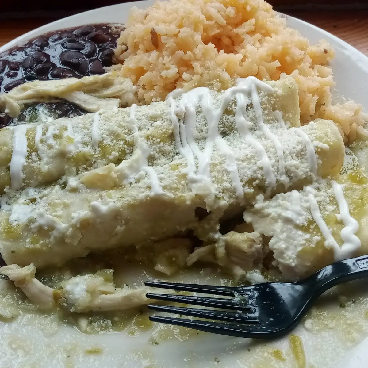 Enchiladas Verdes