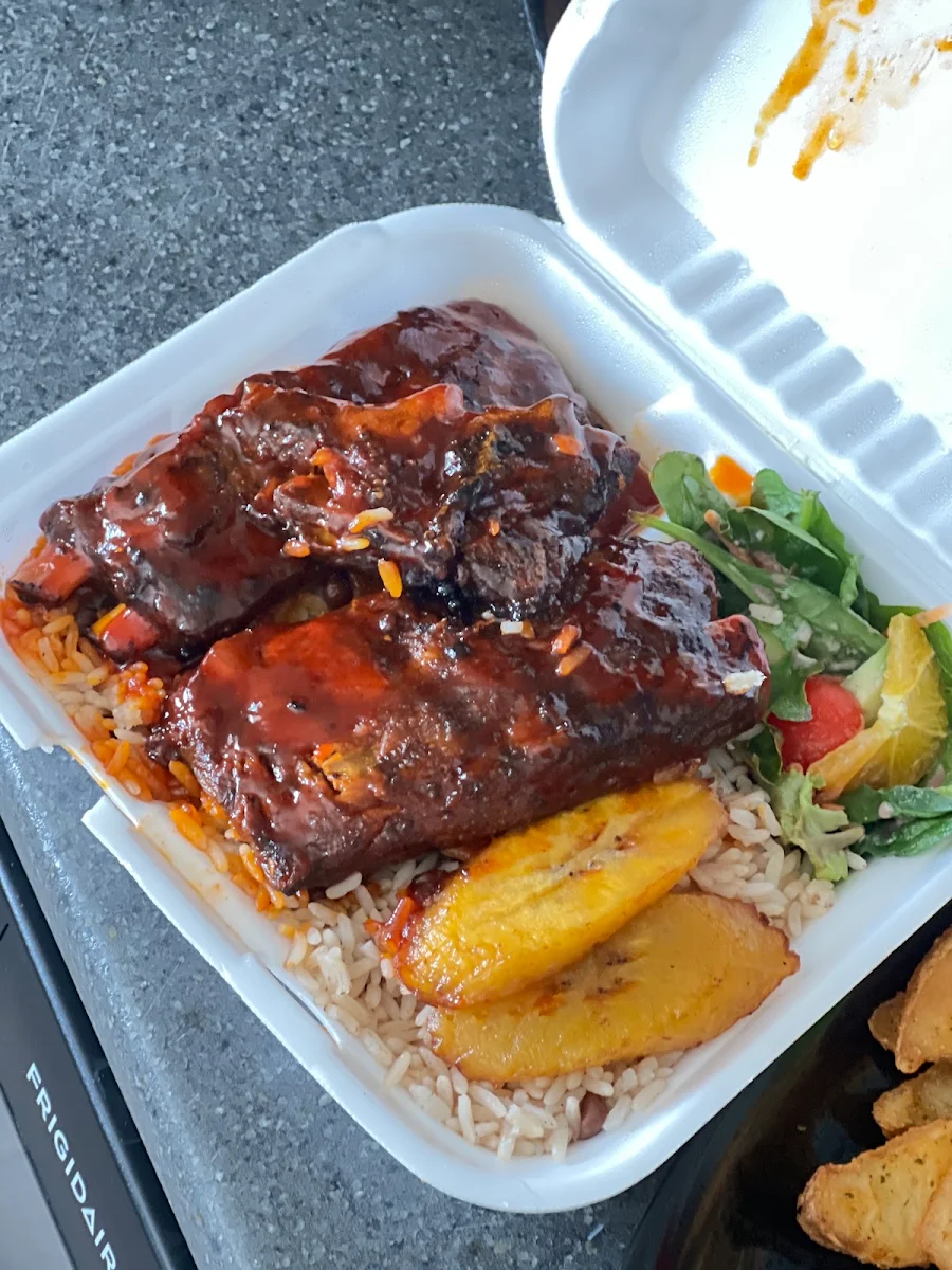 BBQ Ribs, Lil' Negril Island Grill