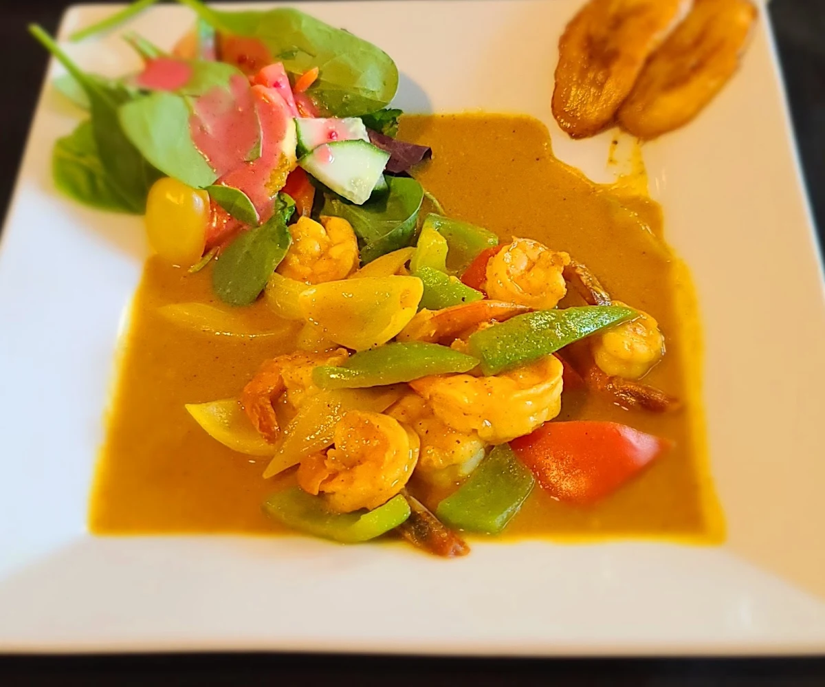 Curried Shrimp, Lil' Negril Island Grill
