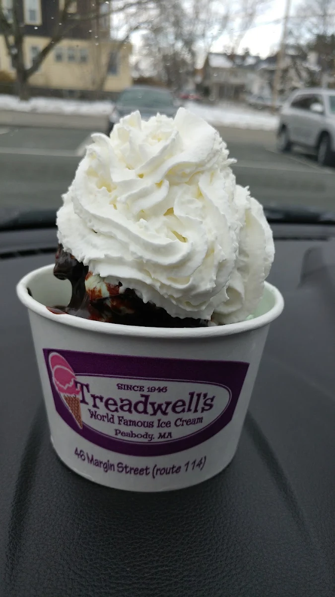 Hot Fudge Sundae Whipped Cream and Nuts