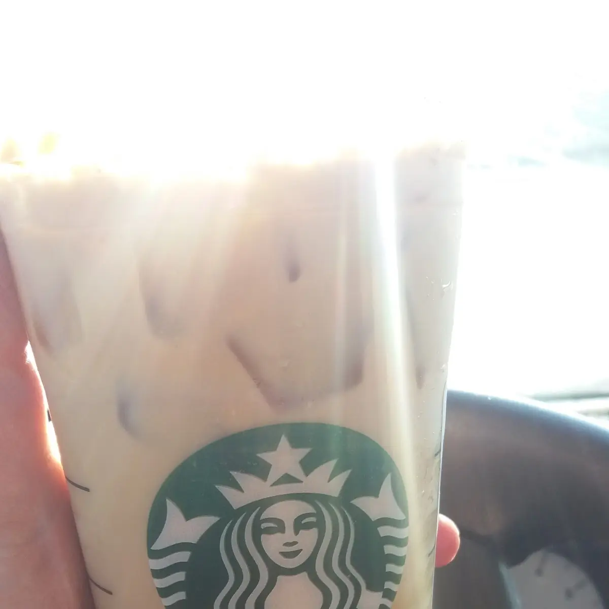 Iced Americano with Cream and Flavored Syrup
