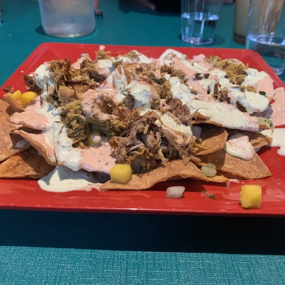 Carribean Ahi Nachos