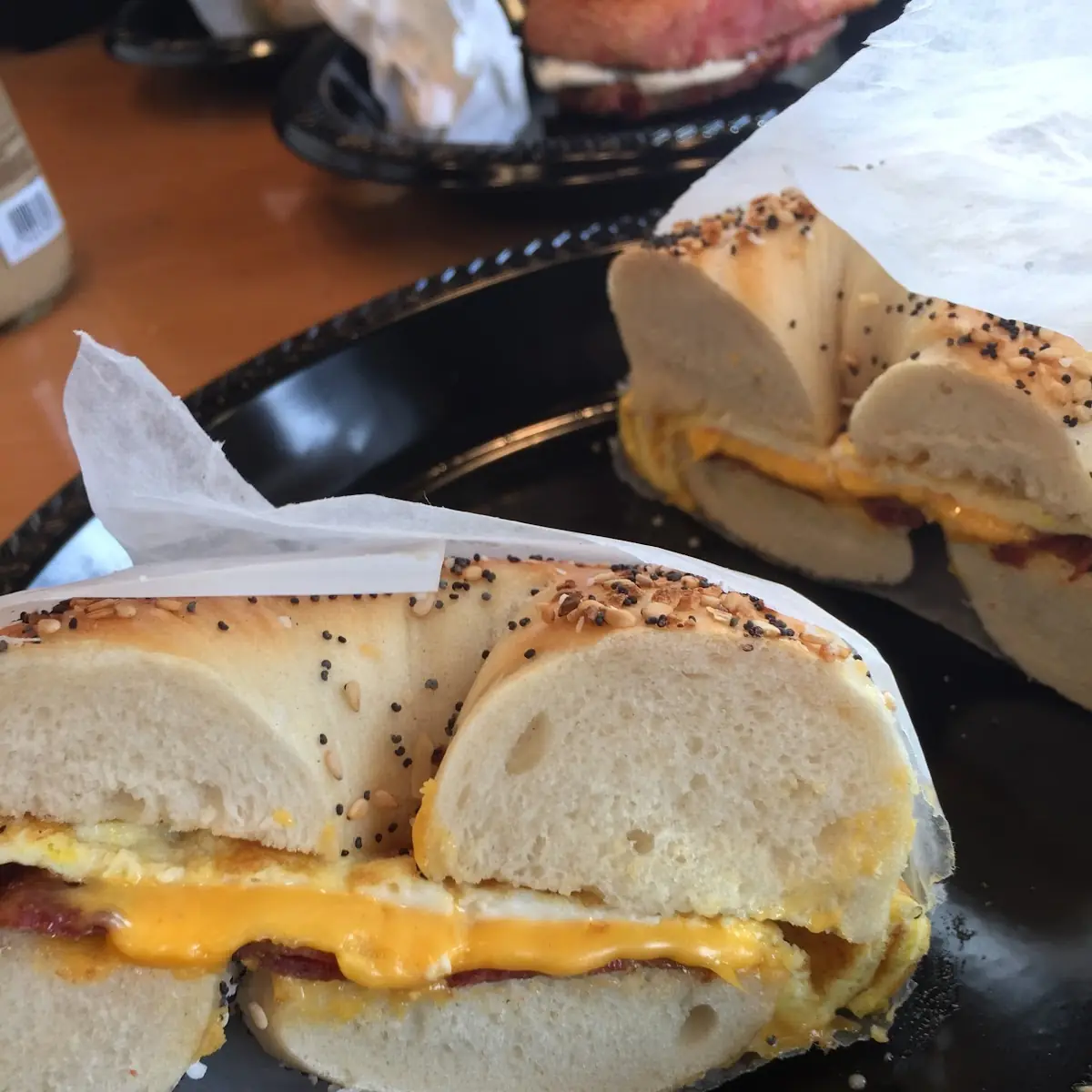 Bagel with Bacon Egg and Cheese