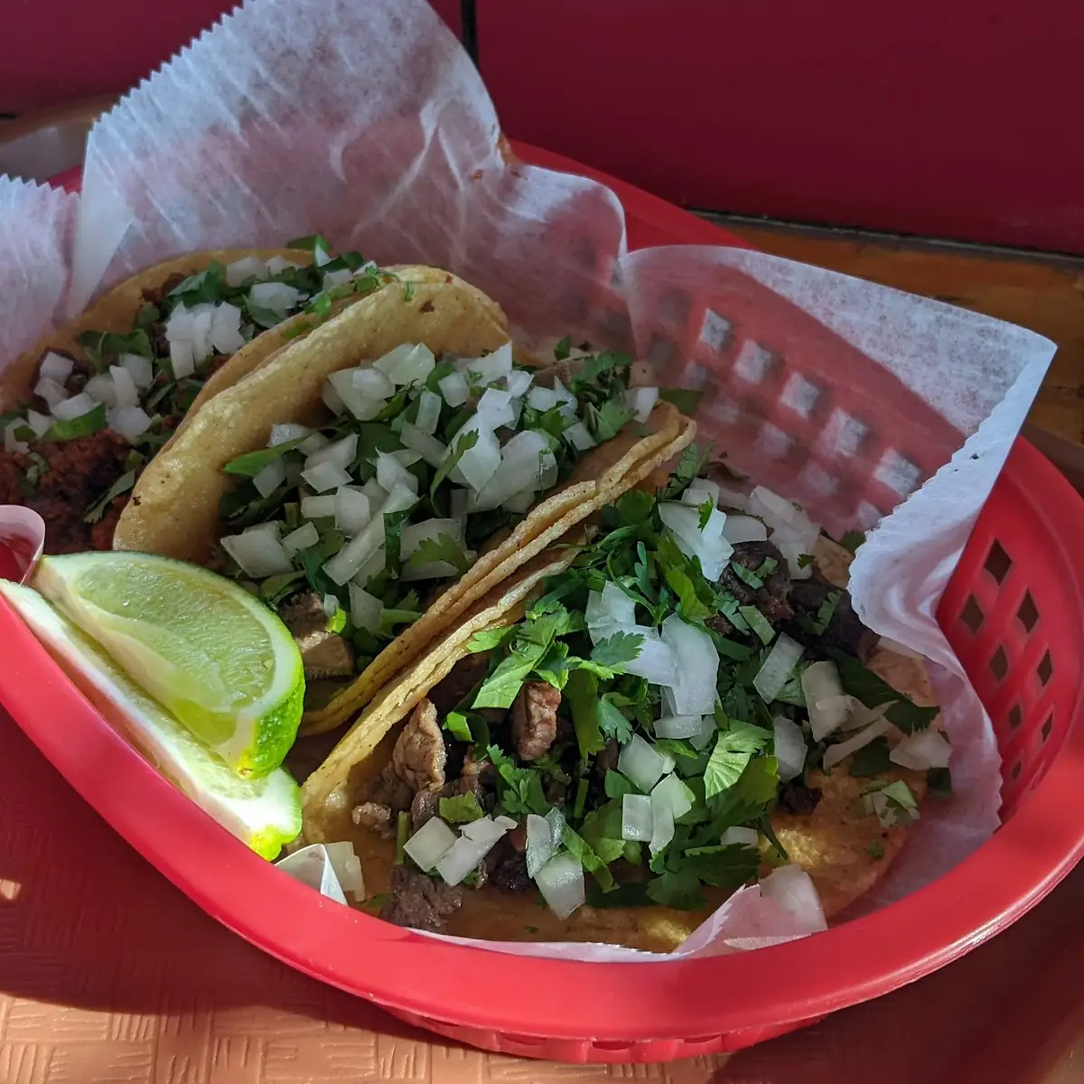 Steak and Pastor Tacos