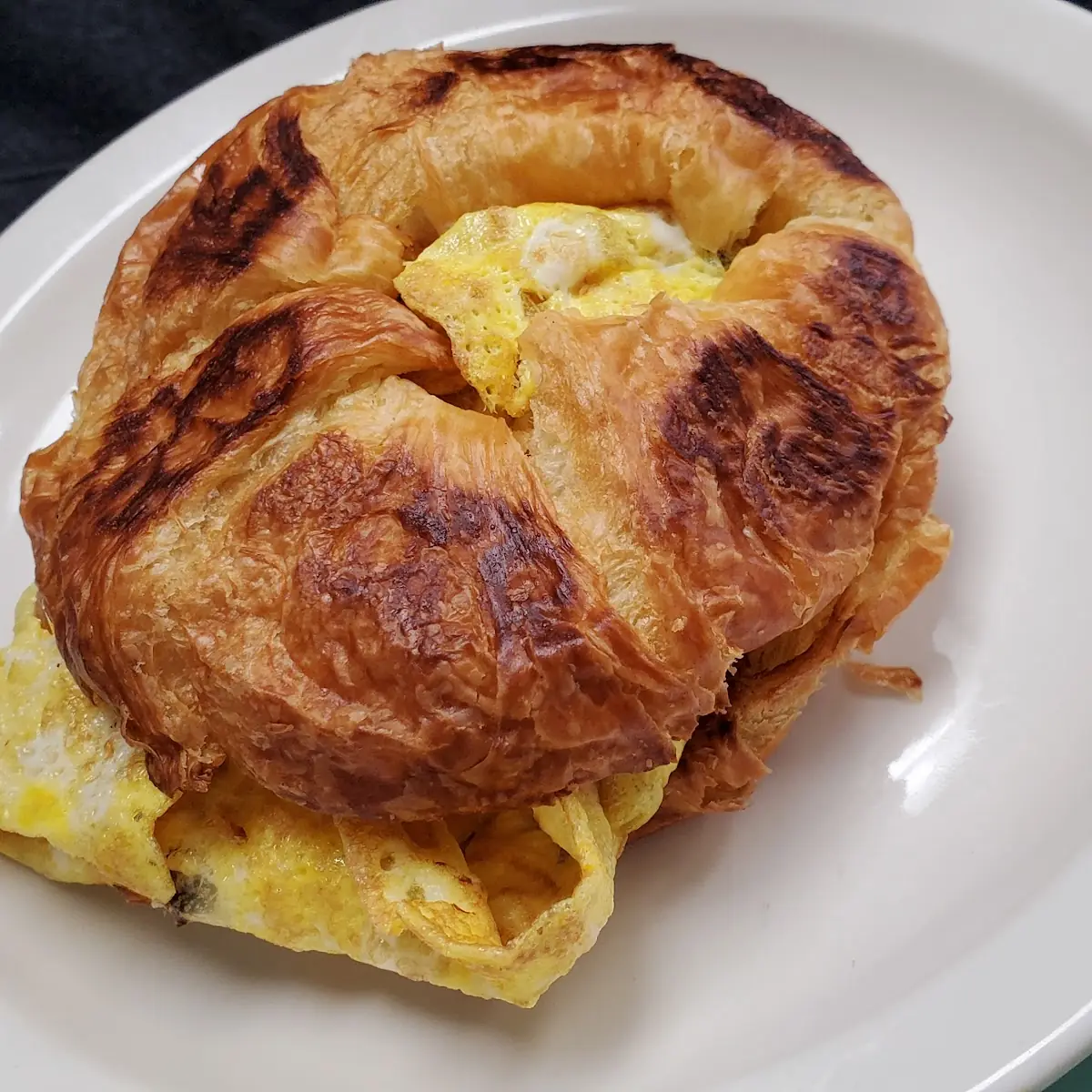 Egg Meat & Cheese on a Croissant