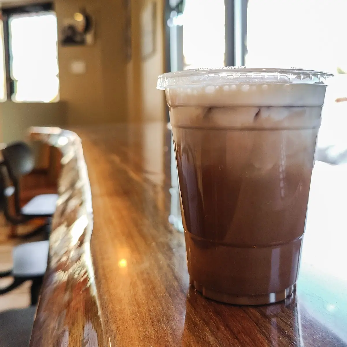 Quad Iced Mocha with Oat Milk