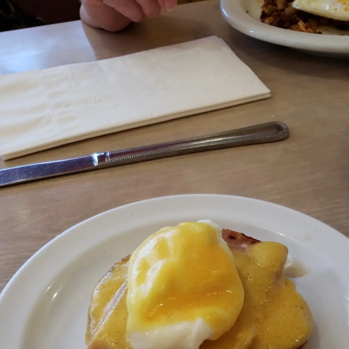 Eggs Benedict with Home Fries