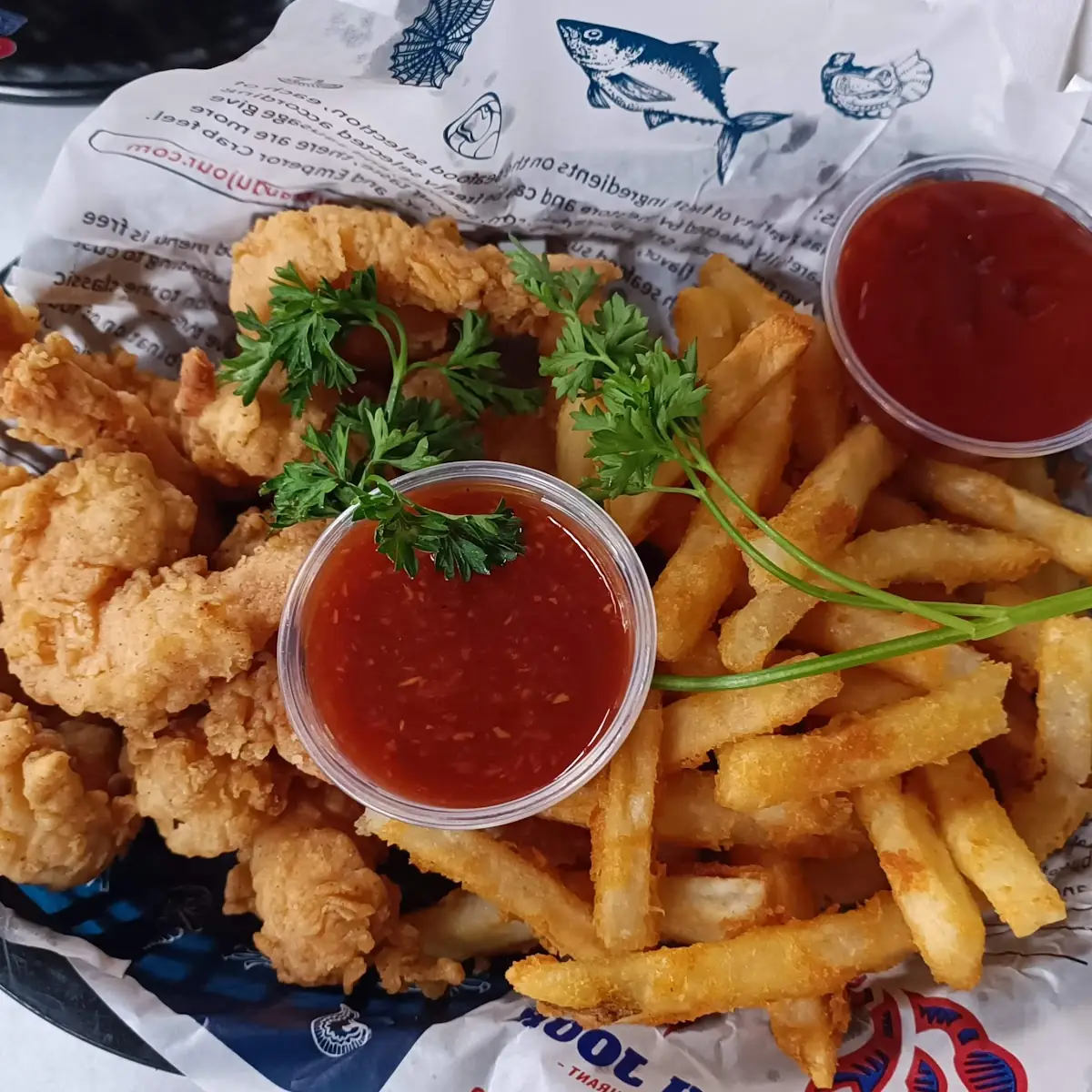 Fried Catfish with Fries