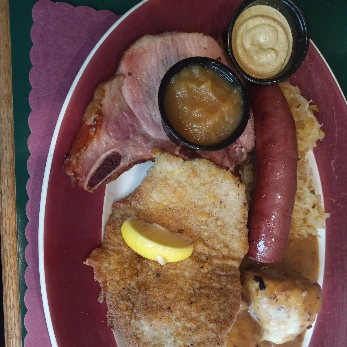 Bavarian Combination Platter