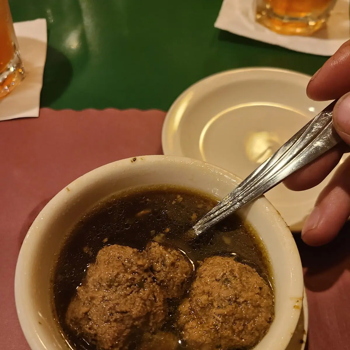 Liver Dumpling Soup