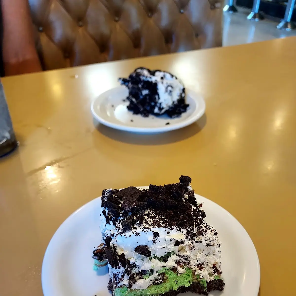 Mint Chocolate Chip Ice Cream Pie